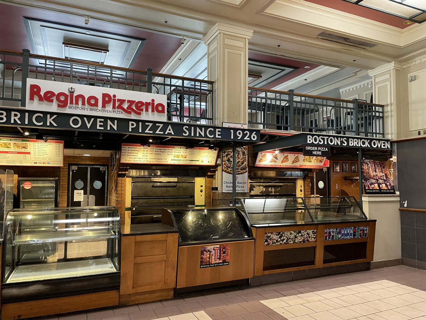 Regina Pizzeria at South Station Boston MA